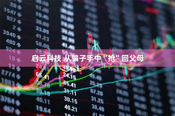 启云科技 从骗子手中“抢”回父母